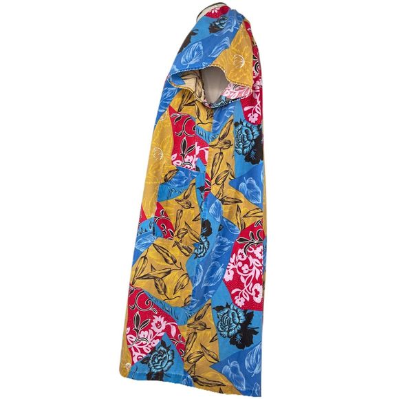 Kalama Muu Muu Dress Vintage Floral Dress Front Pockets 2X - Picture 2 of 5